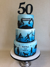 Adult Birthday Cakes by Catherine Scott