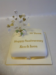 Wedding Anniversary Cakes by Catherine Scott