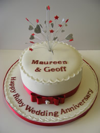 Wedding Anniversary Cakes by Catherine Scott