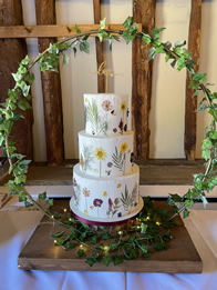 Fearne Edible Wild Flowers — Buttercream Wedding Cake by Catherine Scott