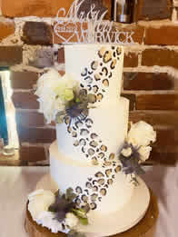Leopard Print — Buttercream Wedding Cake by Catherine Scott