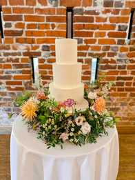 Meadow Flowers — Buttercream Wedding Cake by Catherine Scott