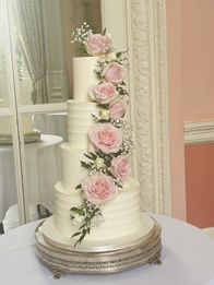Four Tier Natures Charm — Buttercream Wedding Cake by Catherine Scott