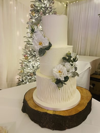 Winter Buttercream — Buttercream Wedding Cake by Catherine Scott