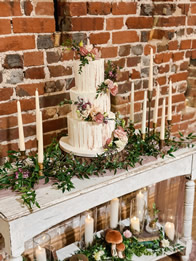 Woodland Vibes — Buttercream Wedding Cake by Catherine Scott