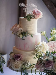 Buttercream and Marble Sugarpaste — Wedding Cake by Catherine Scott