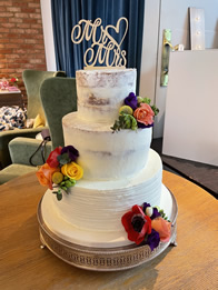 Ombre Buttercream and Semi Naked — Wedding Cake by Catherine Scott
