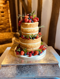 Naked Wedding Cake by Catherine Scott