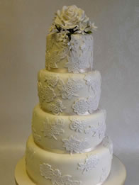 Alwen — Contemporary Wedding Cake by Catherine Scott