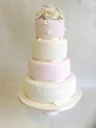 Blush — Contemporary Wedding Cake by Catherine Scott
