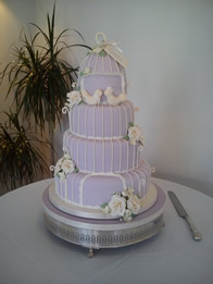 Contemporary Birdcage — Contemporary Wedding Cake by Catherine Scott
