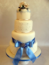 Elise — Contemporary Wedding Cake by Catherine Scott