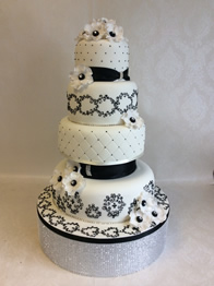 Ginny — Contemporary Wedding Cake by Catherine Scott