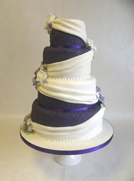 Indigo — Contemporary Wedding Cake by Catherine Scott