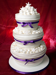 Ingrid — Contemporary Wedding Cake by Catherine Scott