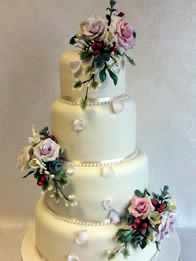 Jess — Contemporary Wedding Cake by Catherine Scott