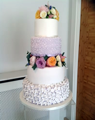Katy — Contemporary Wedding Cake by Catherine Scott