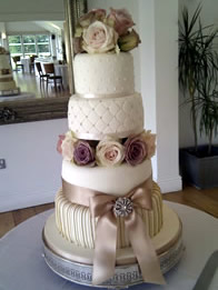 Lucia — Contemporary Wedding Cake by Catherine Scott