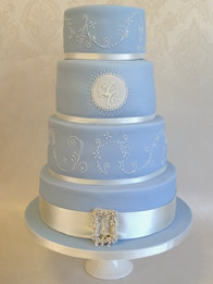 Miriam — Contemporary Wedding Cake by Catherine Scott