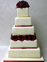 Preeti — Contemporary Wedding Cake by Catherine Scott