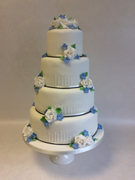 Rita — Contemporary Wedding Cake by Catherine Scott