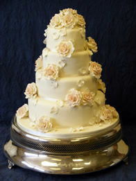 Rosa — Contemporary Wedding Cake by Catherine Scott