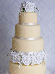 Spring — Contemporary Wedding Cake by Catherine Scott