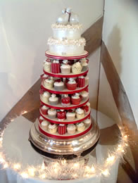 Festive Mix wedding cupcakes by Catherine Scott