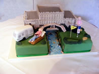Happy Days novelty wedding cake by Catherine Scott