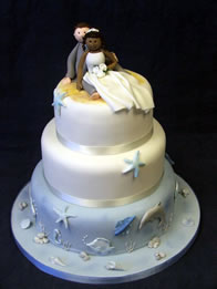 Sea Life novelty wedding cake by Catherine Scott
